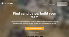 Desktop Screenshot of cornerjob.com